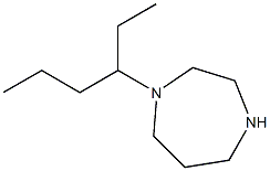 1-hexan-3-yl-1,4-diazepane Structure