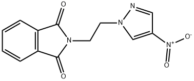 2-[2-(4-nitro-1H-pyrazol-1-yl)ethyl]-2,3-dihydro-1H-isoindole-1,3-dione, 1240574-51-9, 结构式