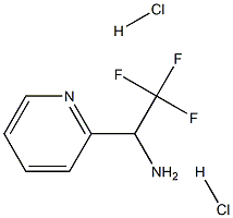 2,2,2-TRIFLUORO-1-(PYRIDIN-2-YL)ETHANAMINE DIHYDROCHLORIDE Structure