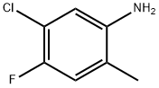 5-氯-4-氟-2-甲基苯胺 结构式