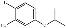 2-Fluoro-5-(propan-2-yloxy)phenol 化学構造式