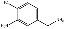 2-Amino-4-aminomethyl-phenol Struktur