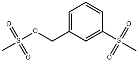 3-(methylsulfonyl)benzyl methanesulfonate,1245520-25-5,结构式