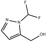 [2-(Difluoromethyl)pyrazol-3-yl]methanol Structure