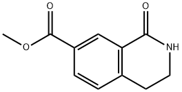 1-氧代-1,2,3,4-四氢异喹啉-7-羧酸甲酯, 1245798-40-6, 结构式