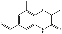 2,8-dimethyl-3-oxo-3,4-dihydro-2H-benzo[b][1,4]oxazine-6-carbaldehyde Structure