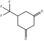 5-(トリフルオロメチル)シクロヘキサン-1,3-ジオン 化学構造式