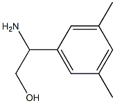 2-AMINO-2-(3,5-DIMETHYLPHENYL)ETHAN-1-OL Struktur