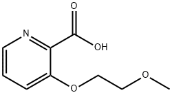 3-(2-Methoxyethoxy)pyridine-2-carboxylicacid Structure