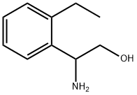 2-AMINO-2-(2-ETHYLPHENYL)ETHAN-1-OL 化学構造式