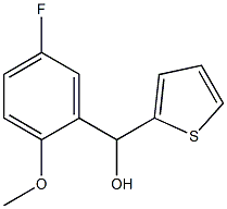 (5-fluoro-2-methoxyphenyl)-thiophen-2-ylmethanol Structure