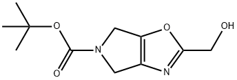 2-Hydroxymethyl-4,6-Dihydro-Pyrrolo[3,4-D]Oxazole-5-Carboxylic Acid Tert-Butyl Ester Structure