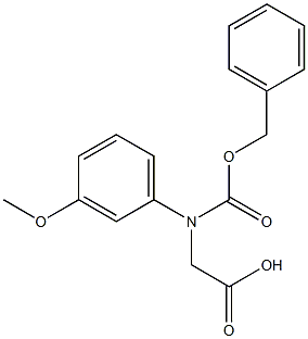 N-Cbz-RS-3-methoxyphenylglycine Structure