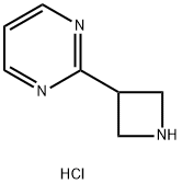 2-(AZETIDIN-3-YL)PYRIMIDINE HCL, 1255531-13-5, 结构式