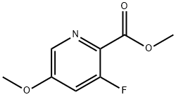 Methyl 3-fluoro-5-methoxypicolinate Struktur