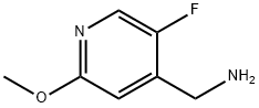 (5-Fluoro-2-methoxypyridin-4-yl)methanamine Structure
