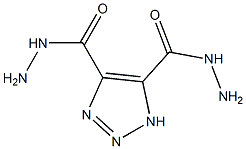 1H-1,2,3-Triazole-4,5-dicarboxylic acid, dihydrazide Structure