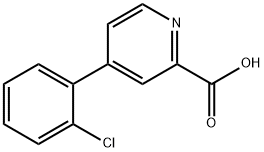 4-(2-chlorophenyl)picolinic acid Struktur