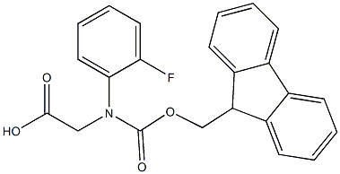 N-Fmoc-R-2-FluoroPhenylglycine Structure