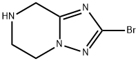 2-Bromo-5,6,7,8-tetrahydro-[1,2,4]triazolo[1,5-a]pyrazine Struktur