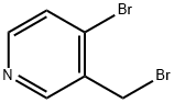 4-bromo-3-(bromomethyl)pyridine,1260856-56-1,结构式