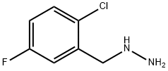 (2-chloro-5-fluorobenzyl)hydrazine Structure