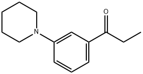 1-(3-(piperidin-1-yl)phenyl)propan-1-one 结构式