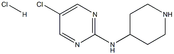 5-Chloro-N-(piperidin-4-yl)pyrimidin-2-amine hydrochloride Structure