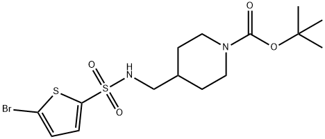 tert-butyl 4-((5-bromothiophene-2-sulfonamido)methyl)piperidine-1-carboxylate|