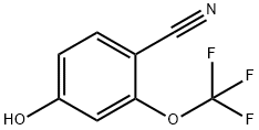 4-Hydroxy-2-trifluoromethoxy-benzonitrile Struktur