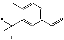 4-碘-3-(三氟甲基)苯甲醛,1261777-98-3,结构式