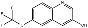 6-(三氟甲氧基)喹啉-3-醇 结构式
