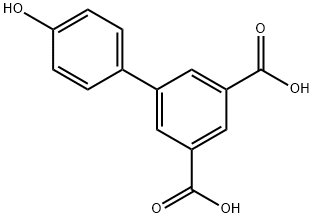 5-(4-hydroxyphenyl)benzene-1,3-dicarboxylic acid Structure