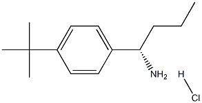 (1S)-1-[4-(TERT-BUTYL)PHENYL]BUTYLAMINE HYDROCHLORIDE Structure