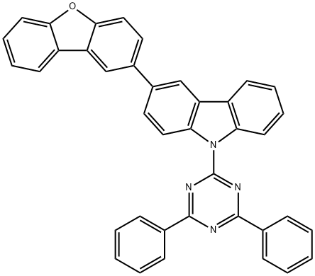 3-(2-Dibenzofuranyl)-9-(4,6-diphenyl-1,3,5-triazin-2-yl)-9H-carbazole|3-(2-二苯并呋喃基)-9-(4,6-二苯基-1,3,5-三嗪-2-基)-9H-咔唑