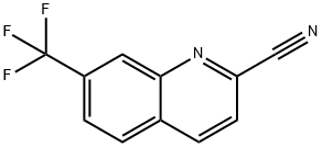 7-(trifluoromethyl)quinoline-2-carbonitrile Structure