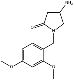 4-氨基-1-[(2,4-二甲氧基苯基)甲基]吡咯烷-2-酮, 1268143-94-7, 结构式