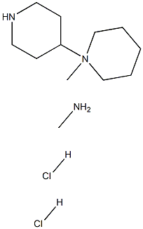 [(1-methyl-1,4-bipiperidin-4-yl)methyl]amine dihydrochloride Structure