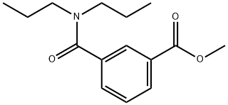 Benzoic acid, 3-[(dipropylamino)carbonyl]-, methyl ester Structure