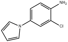 2-Chloro-4-pyrrol-1-yl-phenylamine Struktur