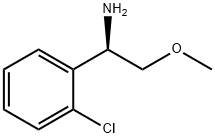 (1R)-1-(2-CHLOROPHENYL)-2-METHOXYETHAN-1-AMINE Structure