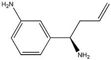 3-((1R)-1-AMINOBUT-3-ENYL)PHENYLAMINE Structure