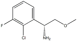 (1R)-1-(2-CHLORO-3-FLUOROPHENYL)-2-METHOXYETHYLAMINE Structure