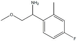 1-(4-FLUORO-2-METHYLPHENYL)-2-METHOXYETHAN-1-AMINE Structure