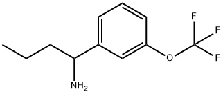 1-[3-(TRIFLUOROMETHOXY)PHENYL]BUTAN-1-AMINE 化学構造式