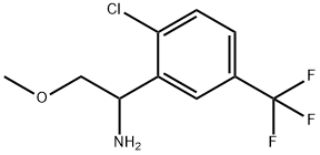 1-[2-CHLORO-5-(TRIFLUOROMETHYL)PHENYL]-2-METHOXYETHYLAMINE,1270494-81-9,结构式