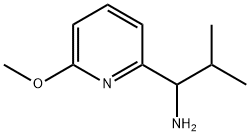 1-(6-methoxypyridin-2-yl)-2-methylpropan-1-amine Struktur