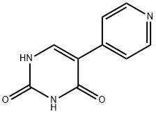 2,4(1H,3H)-Pyrimidinedione, 5-(4-pyridinyl)- Structure