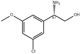 (2S)-2-AMINO-2-(5-CHLORO-3-METHOXYPHENYL)ETHAN-1-OL Struktur