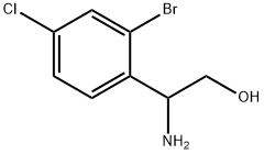 2-氨基-2-(2-溴-4-氯苯基)乙烷-1-醇,1273663-48-1,结构式